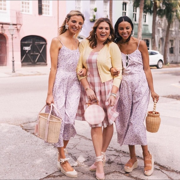 NWT Gal Meets Glam Etta Lilac Floral Jumpsuit - Picture 3 of 4